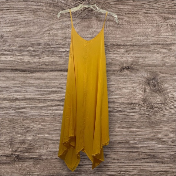 Elan Asymmetrical Yellow Dress - Picture 4 of 6
